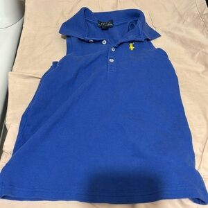 Ralph Lauren girl size 7 polo tank top